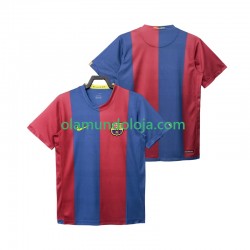 Camisola FC Barcelona 2007 Retro Homem Equipamento Primeiro 2006 Manga Curta